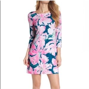 Lilly Pulitzer Sophie Dress in Tidal Wave Pans Garden